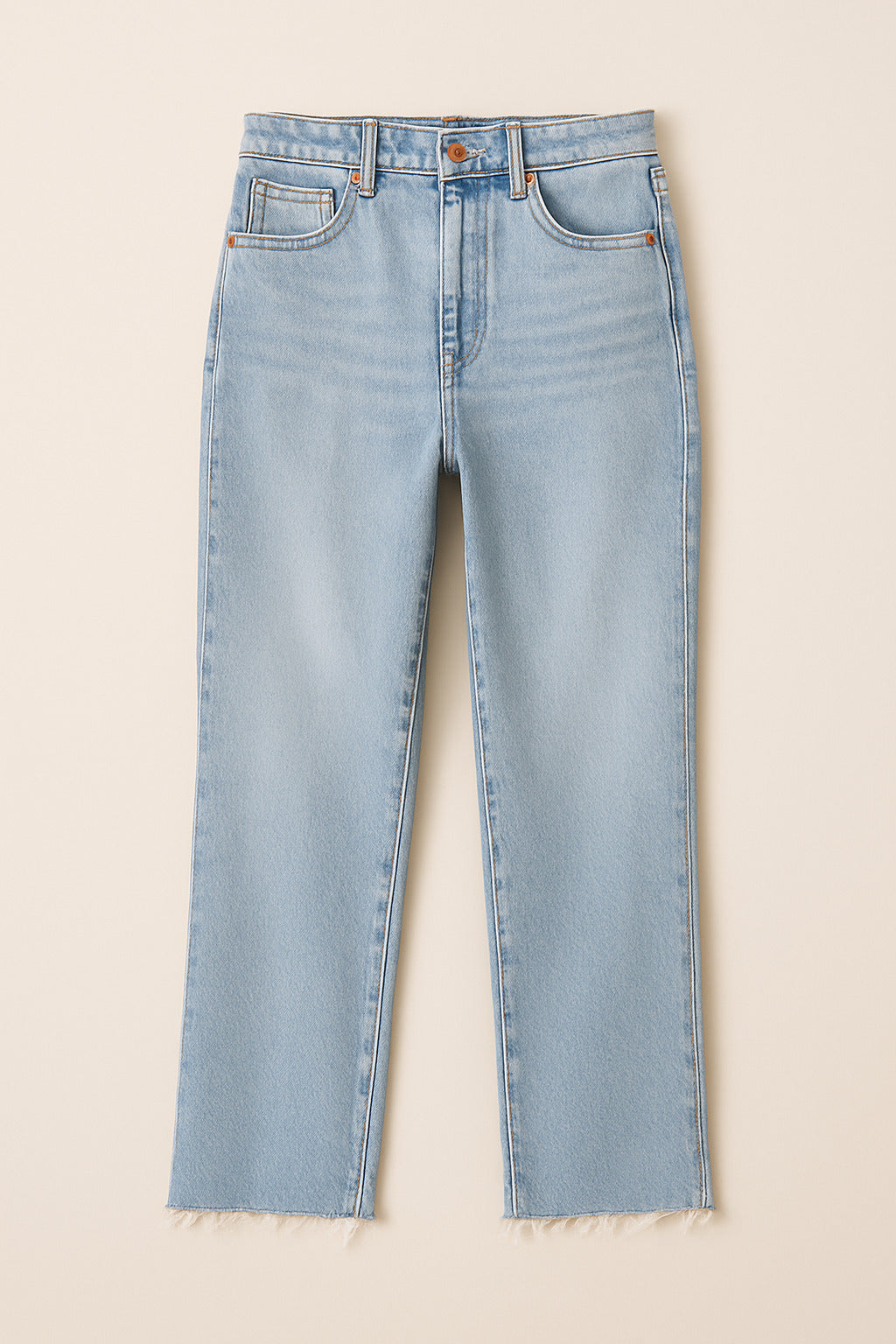 Light Wash Cropped Jeans